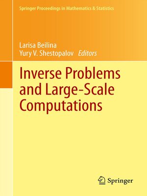 cover image of Inverse Problems and Large-Scale Computations